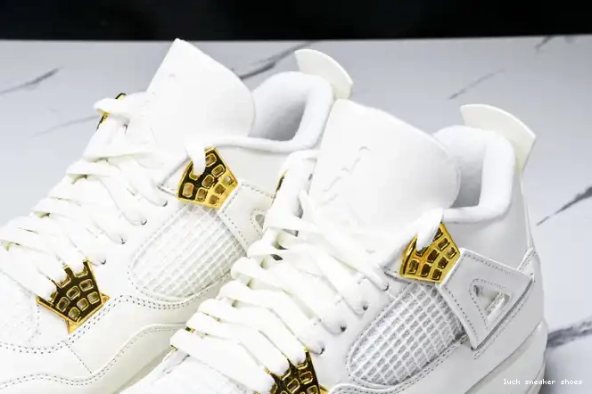 Reps LUCY Gold AQ9129-170 Metallic Retro 4 Jordan 0610
